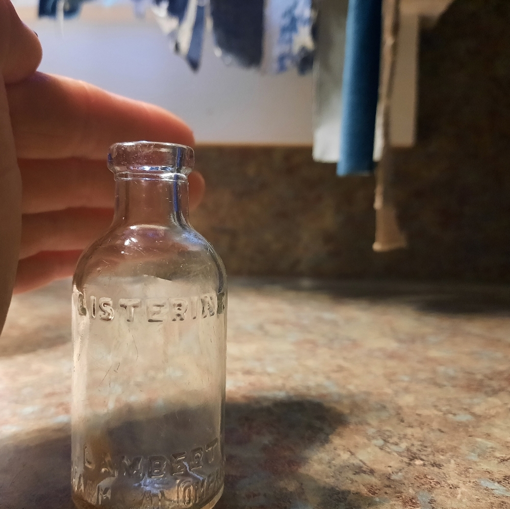 Antique listerine  bottle
